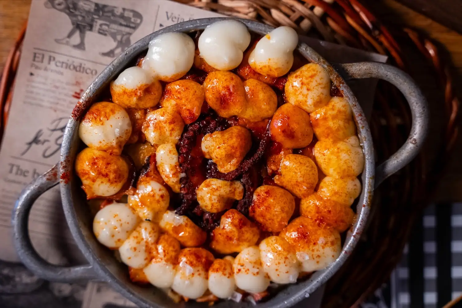 Galician-style octopus